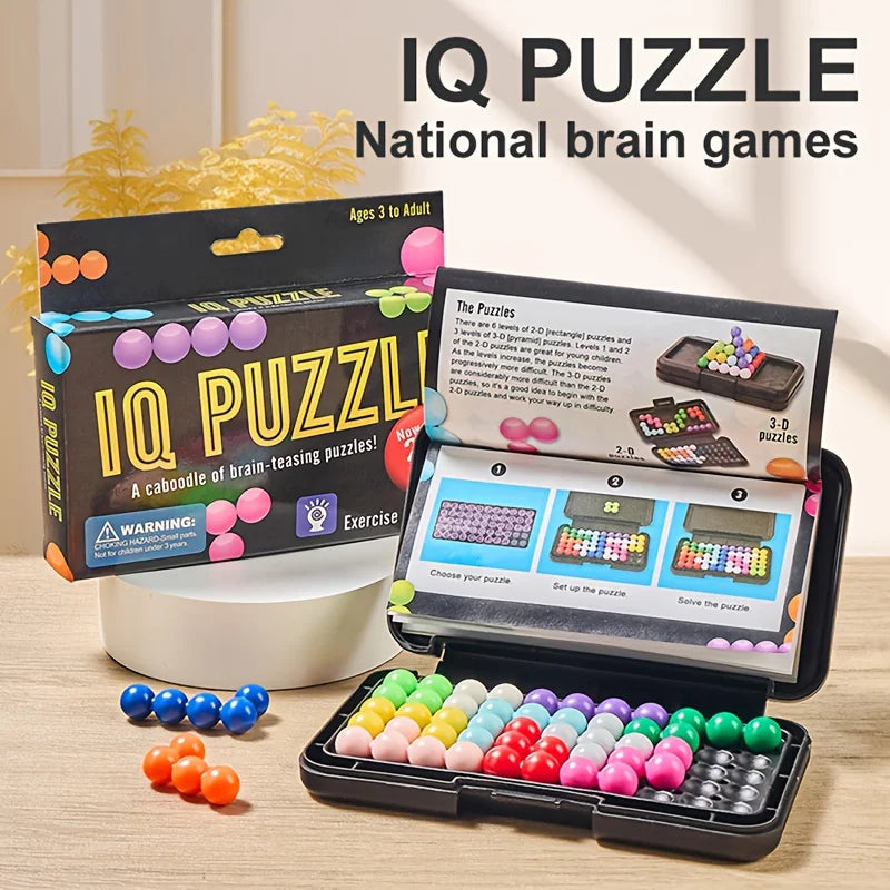 Kids Logic Battle Board Game – 3D Brain-Teaser Strategy Puzzle for Parent-Child Play, Ages 3+