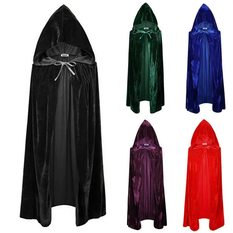 Velvet Hooded Vampire Cloak – costume photo 2