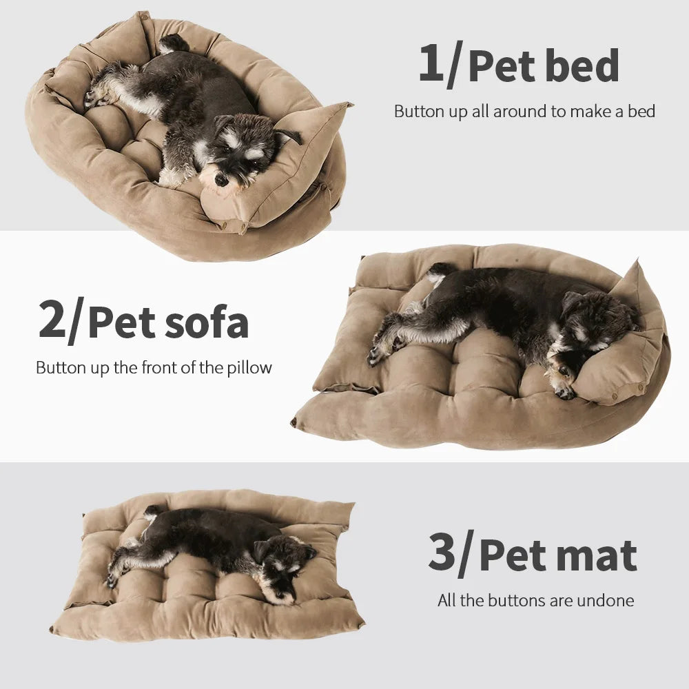 3-in-1 Multifunction Dog Bed Mat – pet bed photo 5