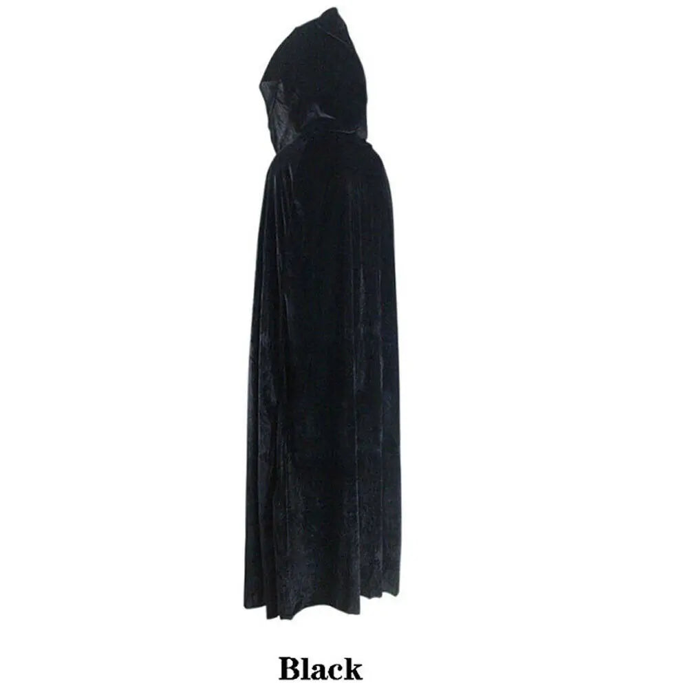 Velvet Hooded Vampire Cloak – costume photo 11
