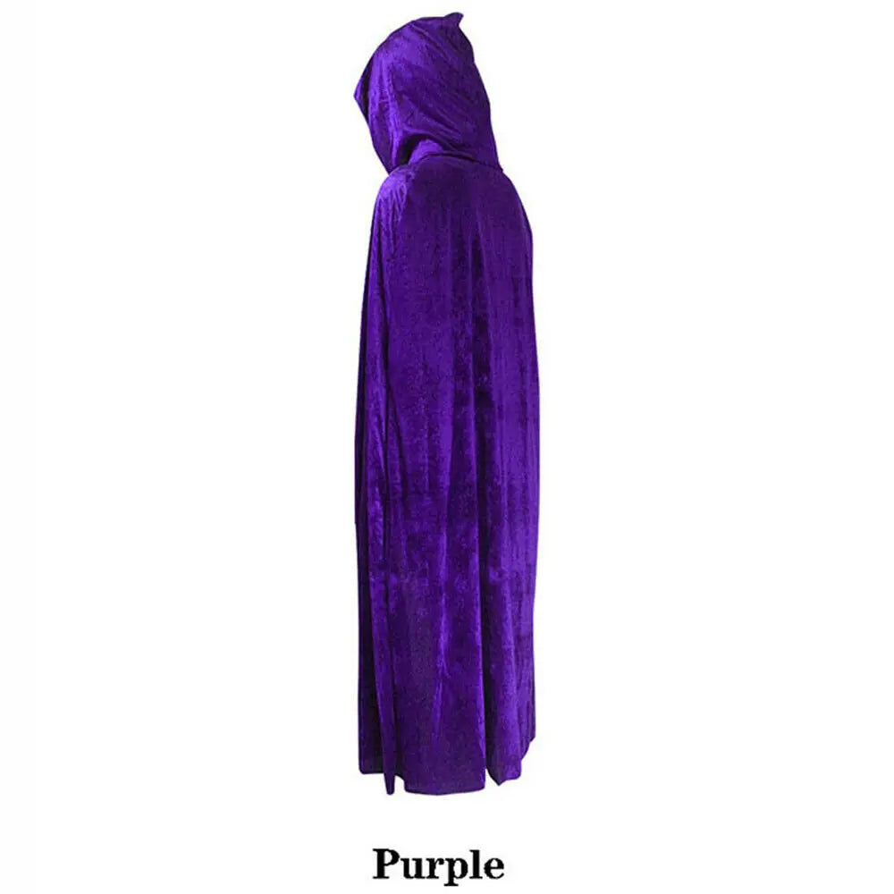 Velvet Hooded Vampire Cloak – costume photo 7