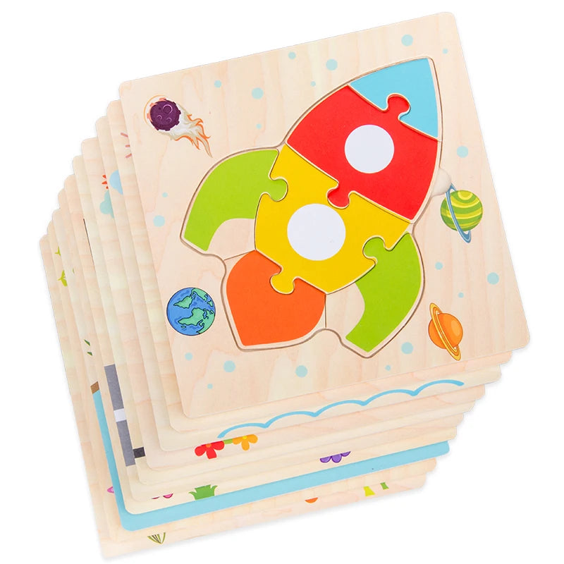 Wooden 3D Animal Jigsaw Puzzle – photo 4