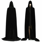 Velvet Hooded Vampire Cloak – costume photo 6