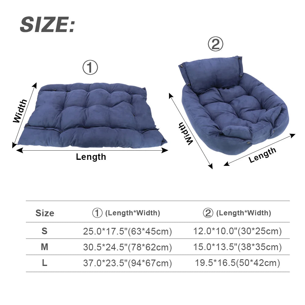 3-in-1 Multifunction Dog Bed Mat – pet bed photo 6