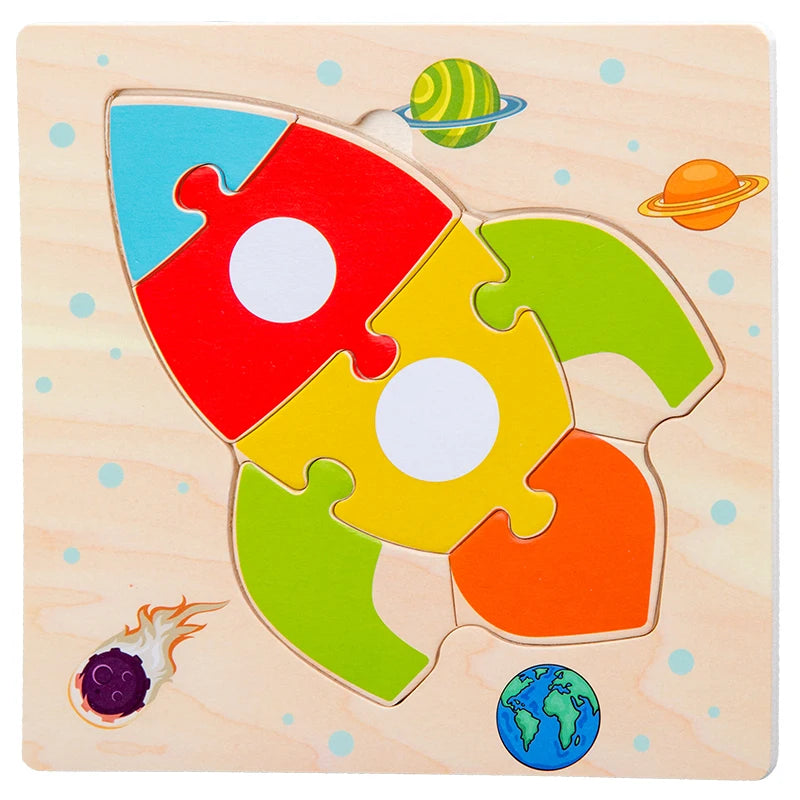 Wooden 3D Animal Jigsaw Puzzle – photo 7
