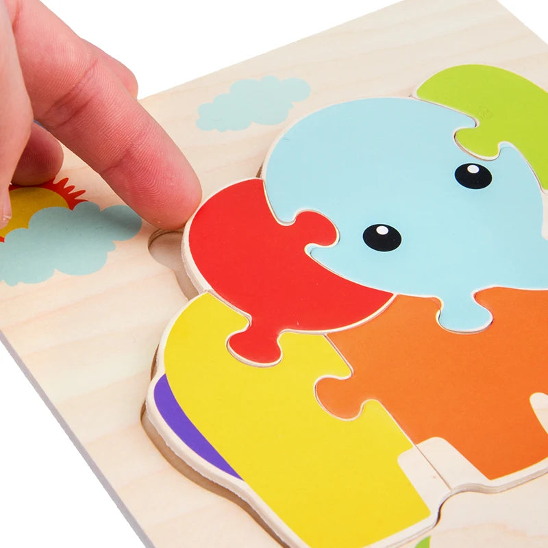 Wooden 3D Animal Puzzle – photo 3
