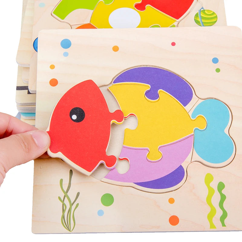 Wooden 3D Animal Jigsaw Puzzle – photo 2