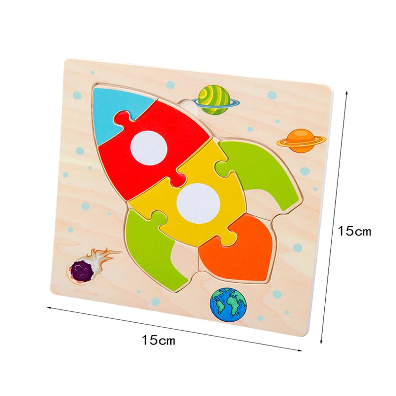 Wooden 3D Animal Jigsaw Puzzle – photo 5