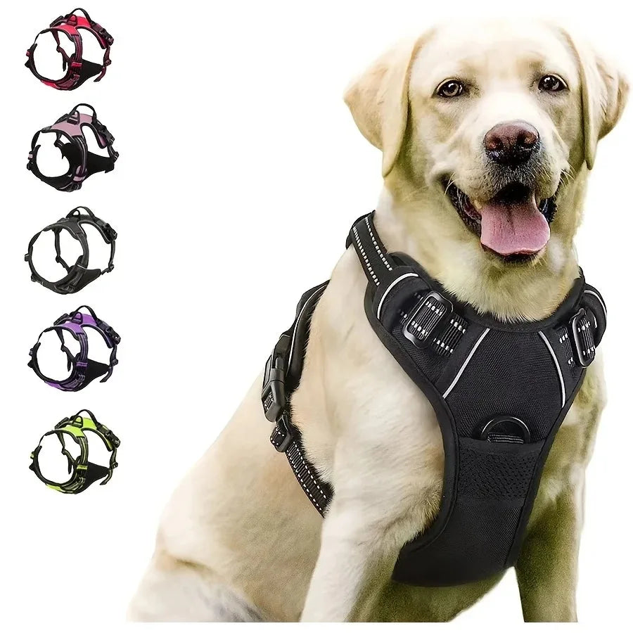 Dog Vest Harness and Leash Set – Comfortable No-Choke Walking Harness for Puppies, Small & Medium Dogs