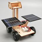 Solar-Powered Car & Lunar Rover DIY Wooden Model Kits – stem kit photo 2
