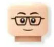 Minifigure Face Heads for Building Bricks – building toy photo 38