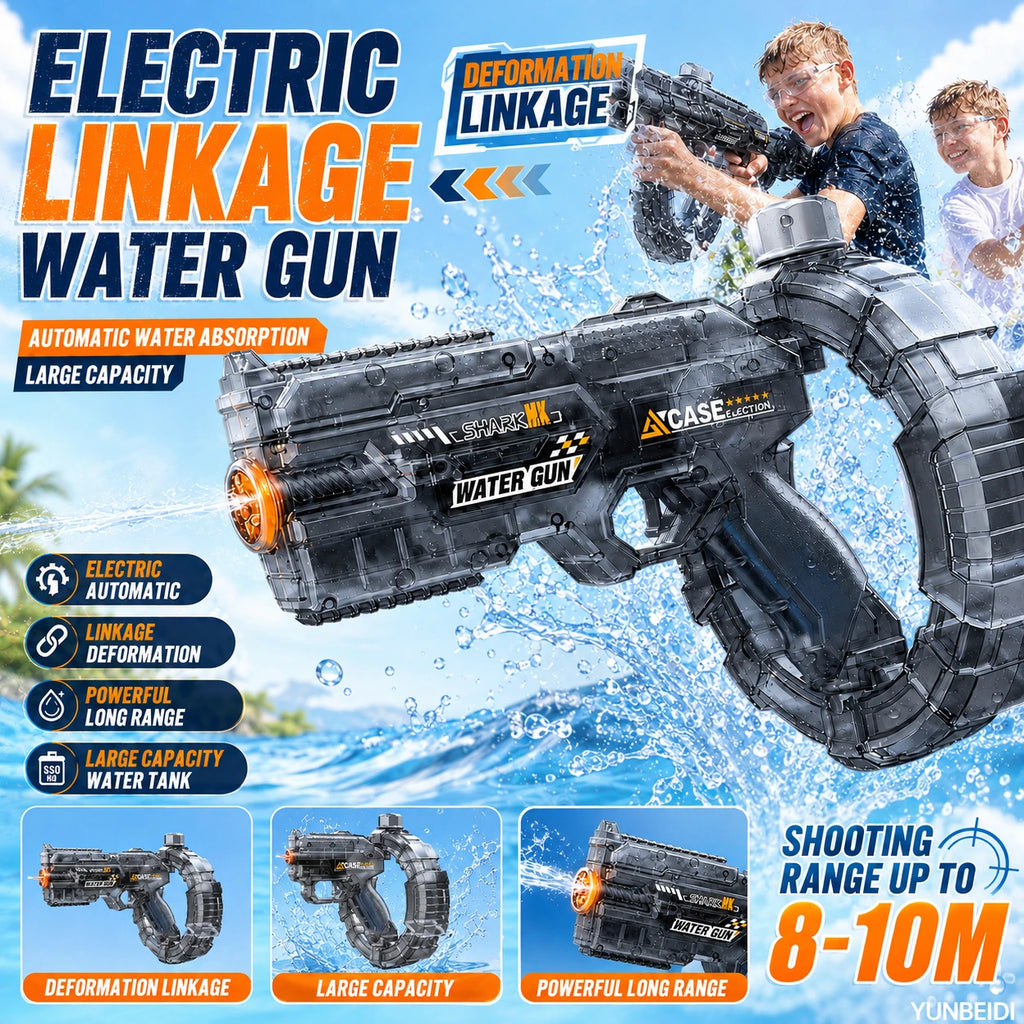 Electric Water Gun with Flashing Muzzle Light – photo 2