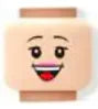Minifigure Face Heads for Building Bricks – building toy photo 31