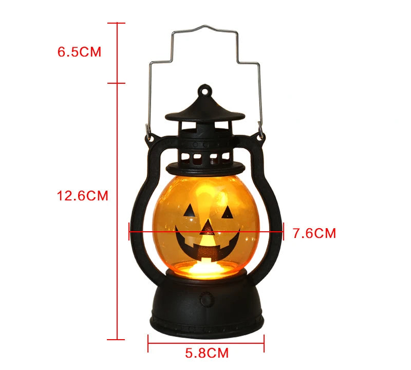 Halloween LED Hanging Pumpkin & Ghost Lantern – halloween decor photo 6