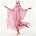 Women's Glitter Ghost Costume Cape – photo 8
