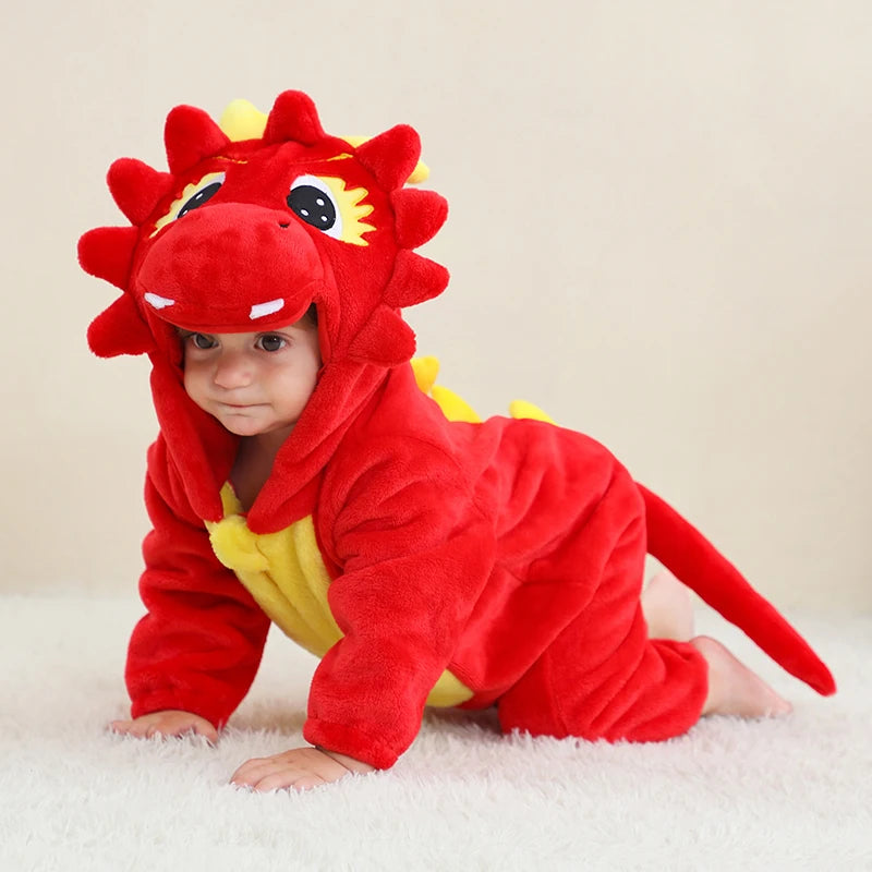 Baby Animal Kigurumi Romper Costume – baby costume photo 7
