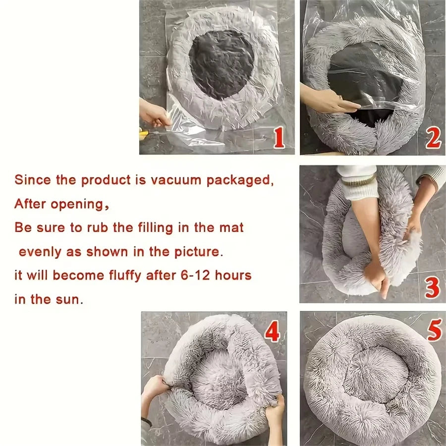 Calming Donut Pet Bed – photo 3