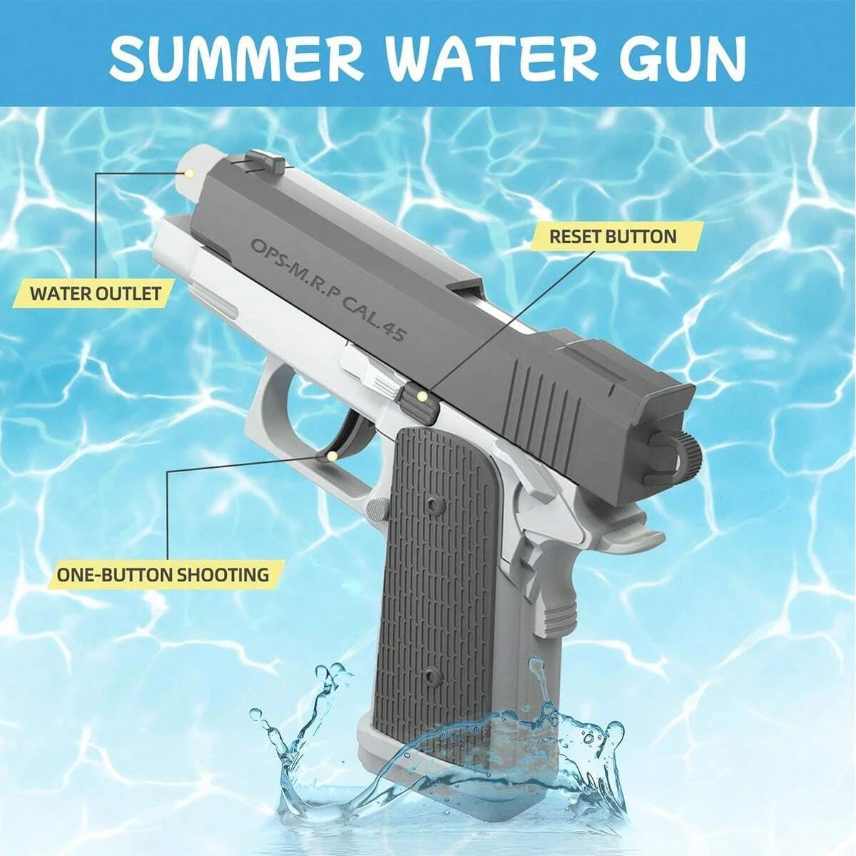 Classic Water Pistol Squirt Gun – water gun photo 2