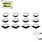 Halloween LED 3D Bat & Spider Wall Stickers – halloween decor photo 8