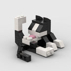 Cat Building Blocks Set – 62-Piece DIY Brick Cat Figure Model Kit for Teens & Adults