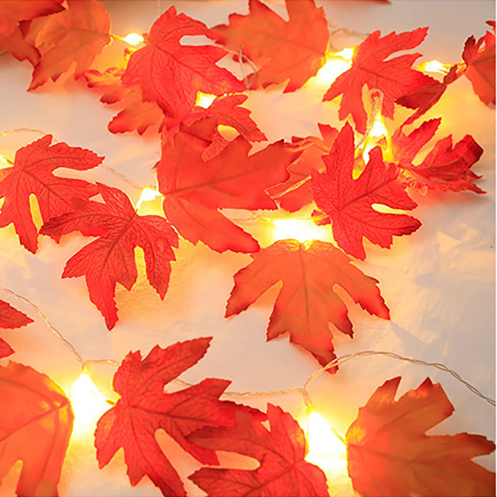 Maple Leaf LED String Lights – photo 3