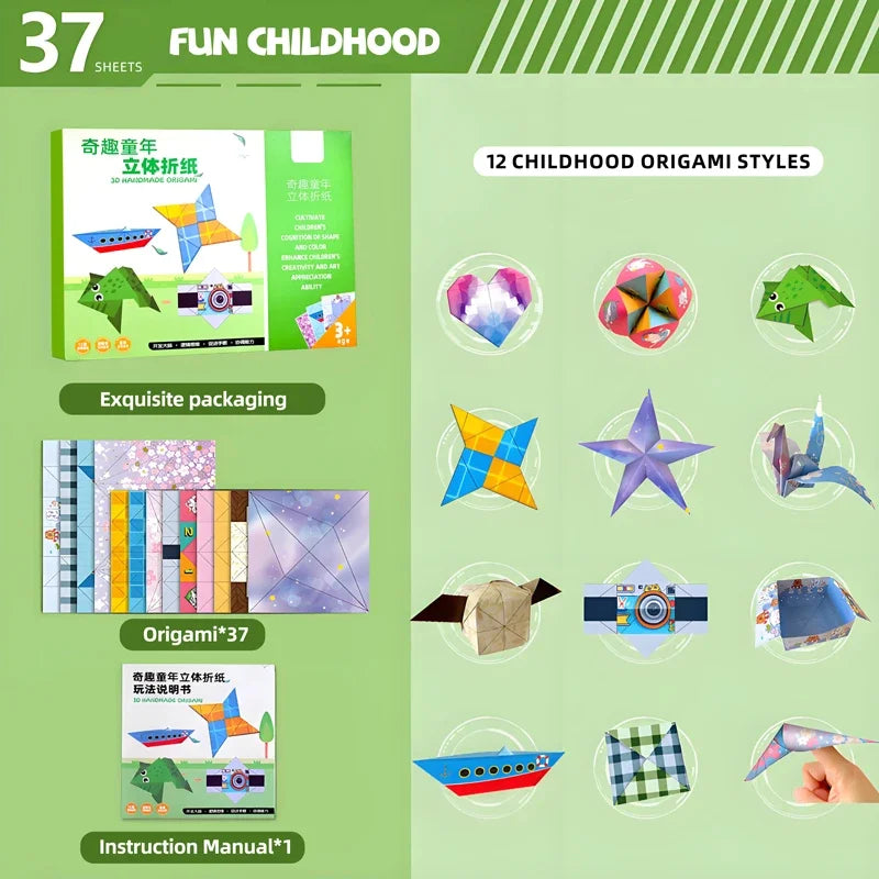 36-Sheet Paper Airplane Origami Kit – craft kits photo 8