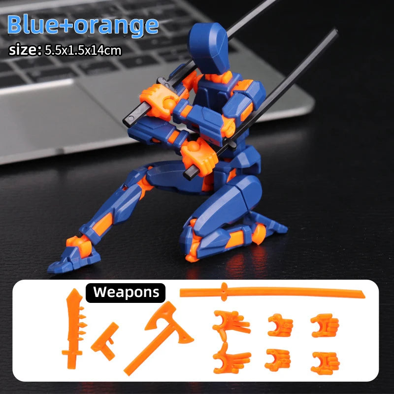 Multi-Jointed 3D-Printed Shapeshift Robot Figure – action figure photo 9