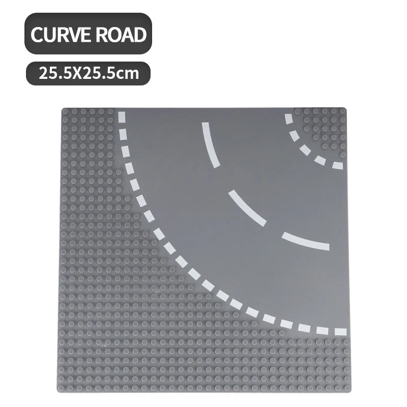 City Road Baseplate for Building Bricks – building toy photo 9