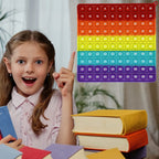 1–100 Number Push Bubble Counting Mat – educational toy photo 3