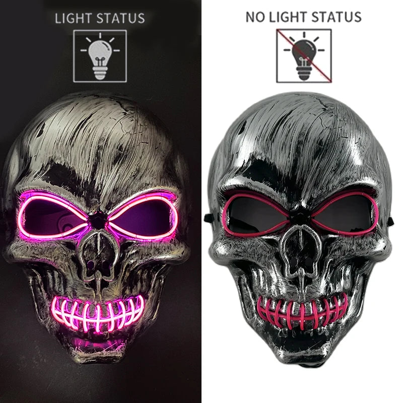 LED Light-Up Pirate Hat & Party Mask – costume accessories photo 19