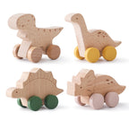 Wooden Dinosaur & Car Teether Toy – baby teether photo 11