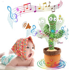 Dancing Cactus Toy – Singing, Talking & Repeating Plush Cactus with Lights, 32 cm