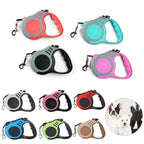 Retractable Dog Leash 3m / 5m – Automatic Nylon Lead with One-Button Lock for Small & Medium Dogs & Cats