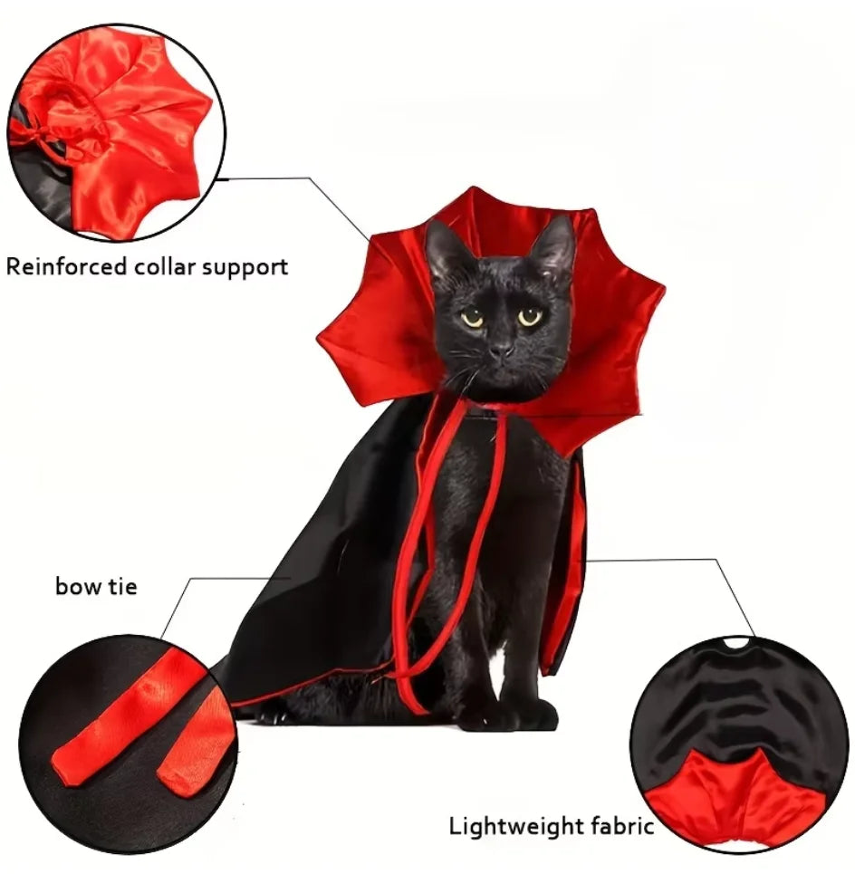 Vampire Cat Costume – pet costume photo 4