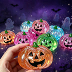 Glitter Pumpkin Squishy Balls – squishy toy photo 3