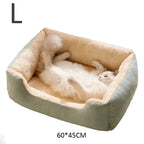 Soft Plush Cat Bed Basket – pet bed photo 8