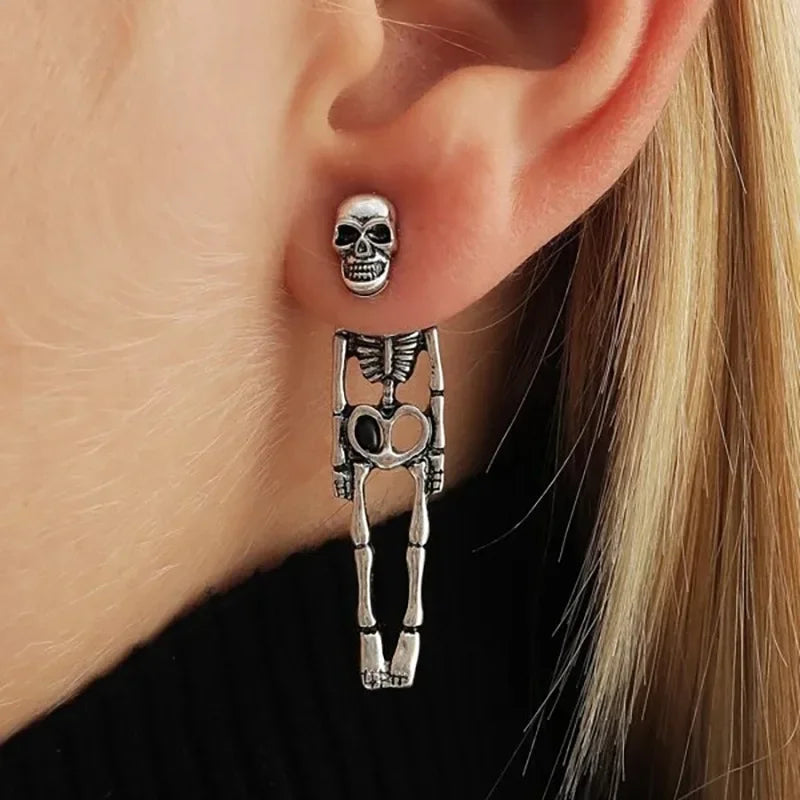 Halloween Skull & Bloody Dagger Earrings – photo 8