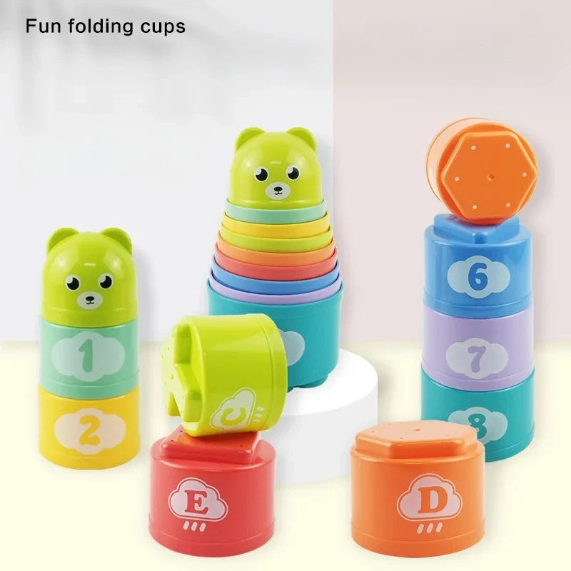 Speed Cup Stacking Battle Game for Kids – educational stacking toy photo 2