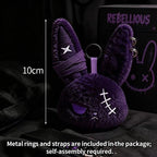 Gothic Bunny Plush Keychain – photo 10