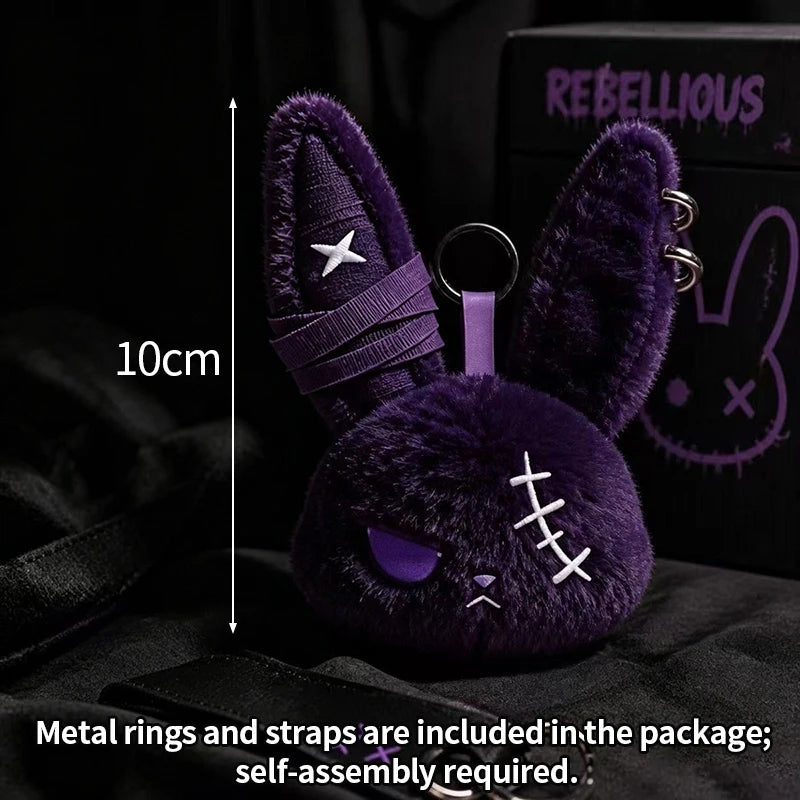 Gothic Bunny Plush Keychain – photo 10