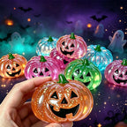 Glitter Pumpkin Squishy Balls – squishy toy photo 5