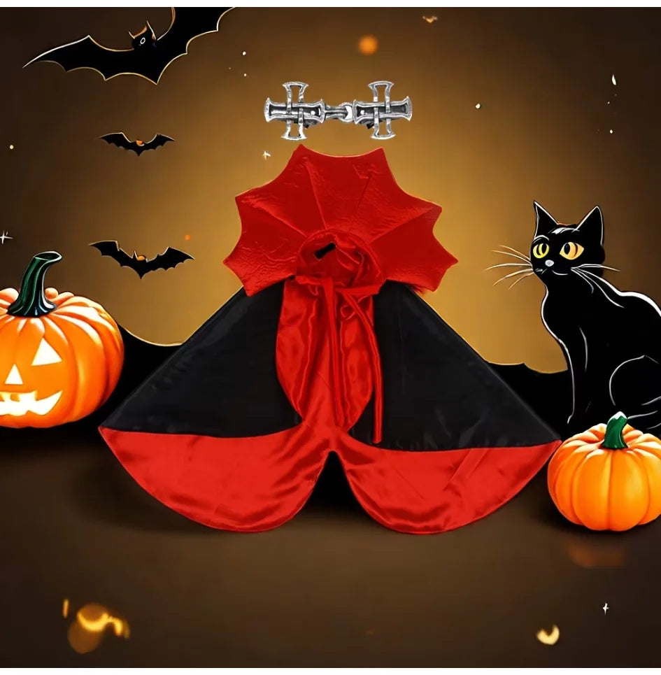 Vampire Cat Costume – pet costume photo 3