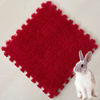 Interlocking Fleece Cage Mats for Guinea Pigs, Rabbits & Hamsters – small animal bedding photo 8