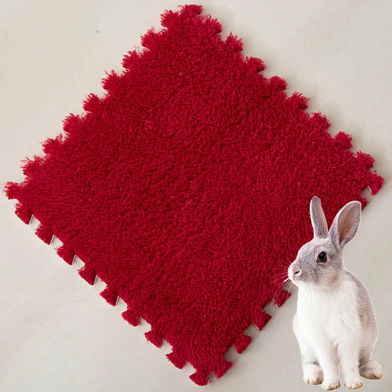 Interlocking Fleece Cage Mats for Guinea Pigs, Rabbits & Hamsters – small animal bedding photo 8