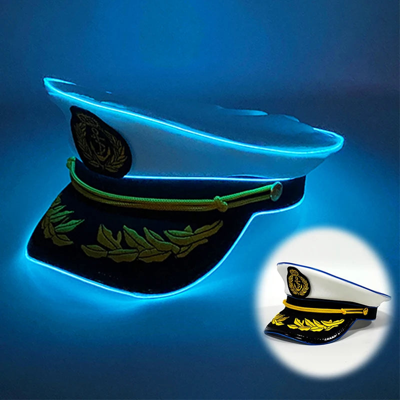 LED Light-Up Pirate Hat & Party Mask – costume accessories photo 23