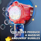 Glowing Automatic Bubble Machine Gun for Kids – bubble toy photo 5