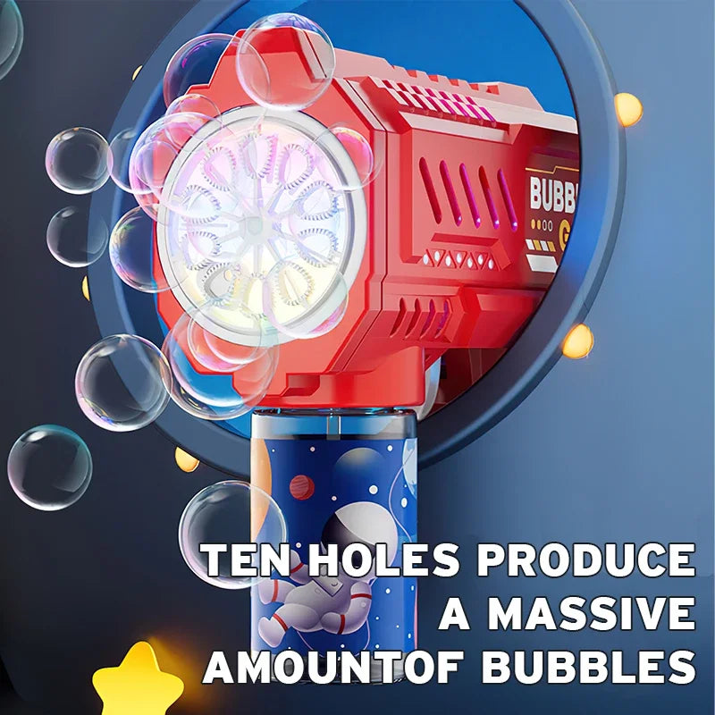 Glowing Automatic Bubble Machine Gun for Kids – bubble toy photo 5