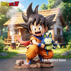 Dragon Ball Kid Goku & Puar Figure – 10 cm Childhood Goku Hugging Puar PVC Collectible