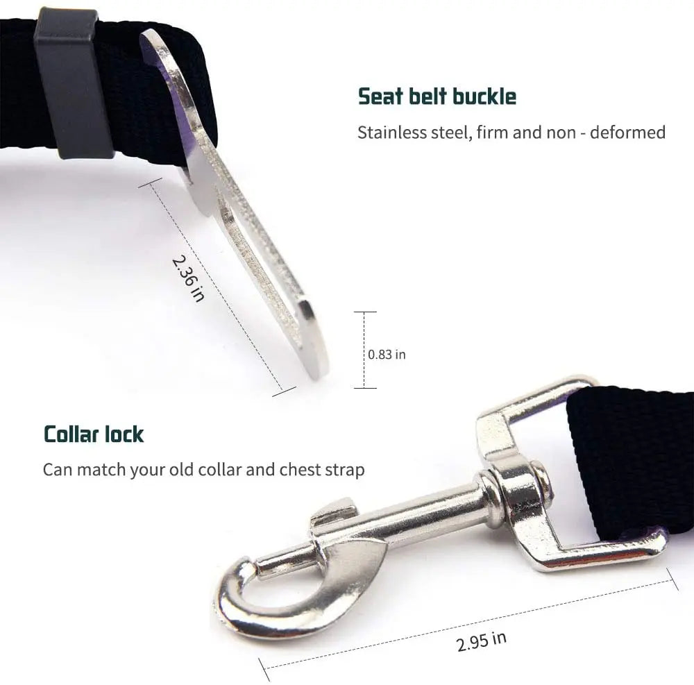 Adjustable Pet Car Seat Belt – pet seat belt photo 5