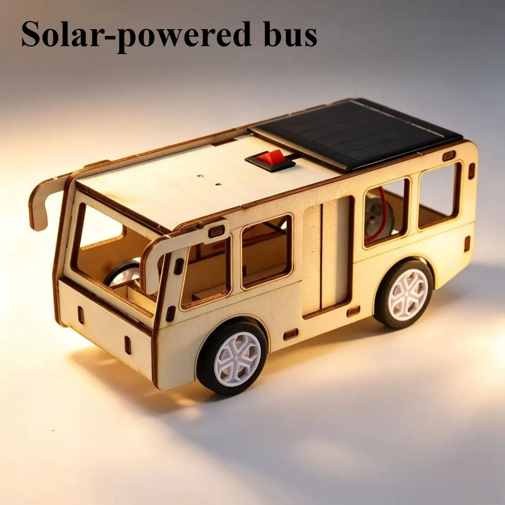 Solar-Powered Car & Lunar Rover DIY Wooden Model Kits – stem kit photo 24